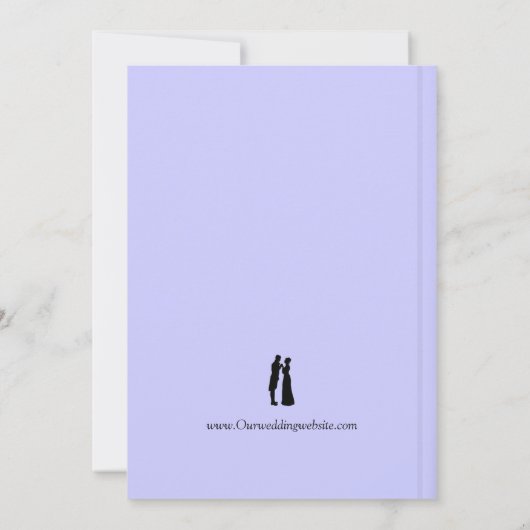 Klassieke roman Boekomslag geïnspireerde trouwdag Save The Date (Achterkant)