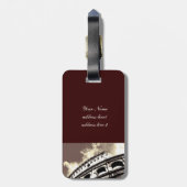 Klassieke Roman colosseumbogen Bagagelabel (Achterkant verticaal)