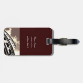 Klassieke Roman colosseumbogen Bagagelabel (Achterkant horizontaal)