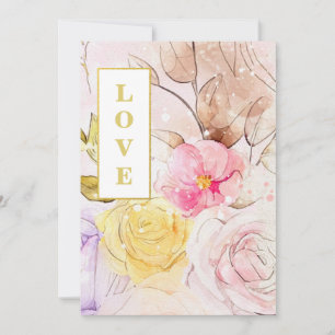 *~ Klassieke Romance AR26 Bloem QR RSVP Wedding Kaart