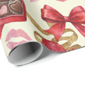 Klassieke Romance: Vintage Teddybeer Cadeaupapier (Rol Hoek)