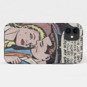 Klassieke Romantische Comic uit de jaren '50 Case-Mate iPhone Case (Achterkant (horizontaal))