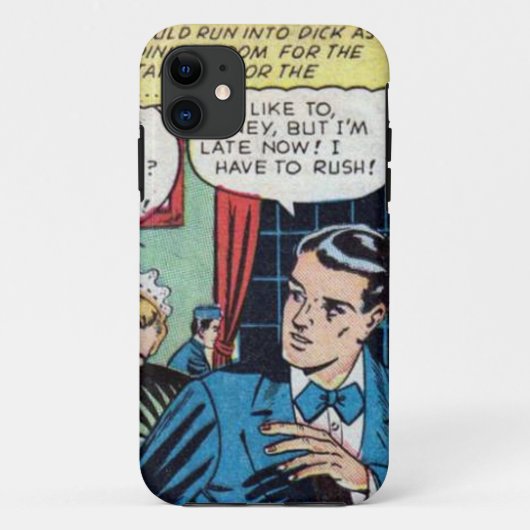 Klassieke Romantische Comic uit de jaren '50 Case-Mate iPhone Case (Achterkant)