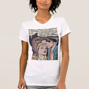 Klassieke Romantische Comic uit de jaren '50 T-shirt