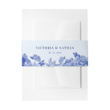 Klassieke Romantische lichtblauwe Floral bruiloft