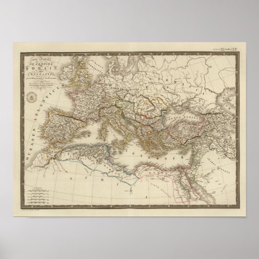 Klassieke Romeinse Hemisphere Poster (Voorkant)