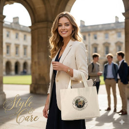 Klassieke Ronde Afstudeer Moderne Script Kleine Mini Tote Bag