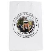 Klassieke Ronde Afstudeer Moderne Script Medium Cadeauzakje (Voorkant)