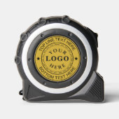 Klassieke Ronde Logo Tekst Gepersonaliseerd Rolmaat (Voorkant)