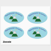 Klassieke ronde Natuur thema Stickers (Vel)