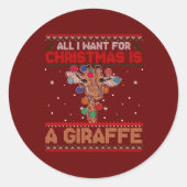 klassieke ronde sticker (Voorkant)