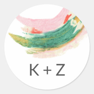 Klassieke ronde sticker