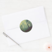 Klassieke ronde sticker (Envelop)