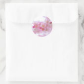 Klassieke ronde sticker (Tas)