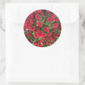 Klassieke ronde sticker (Tas)