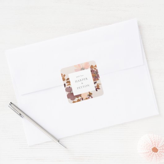 Klassieke ronde sticker (Envelop)