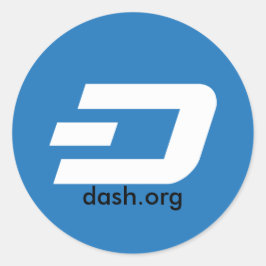 Klassieke ronde sticker