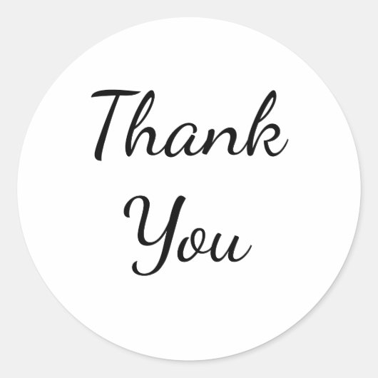 Klassieke ronde sticker (Voorkant)