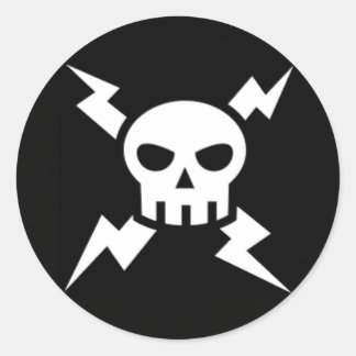 Klassieke ronde sticker