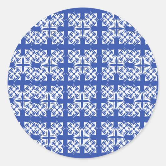 Klassieke Ronde Sticker (Voorkant)