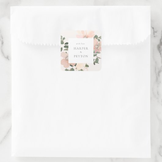 Klassieke ronde sticker (Tas)