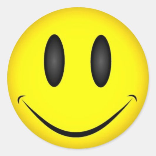 Klassieke ronde sticker (Voorkant)