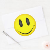 Klassieke ronde sticker (Envelop)