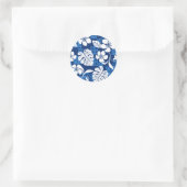 KLASSIEKE RONDE STICKER ALOHA FRIDAY (BLUE) (Tas)