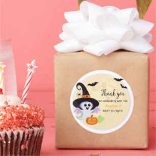 Klassieke ronde Sticker Baby shower.