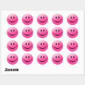 Klassieke ronde Sticker Face (Vel)