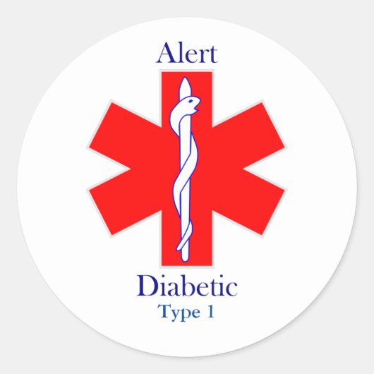 Klassieke ronde Sticker, glanzend, groot, 3 inch ( Ronde Sticker (Voorkant)