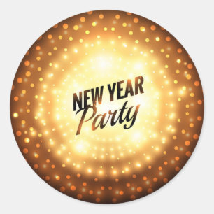 Klassieke ronde sticker, glanzend, groot, 3 inch ( sticker