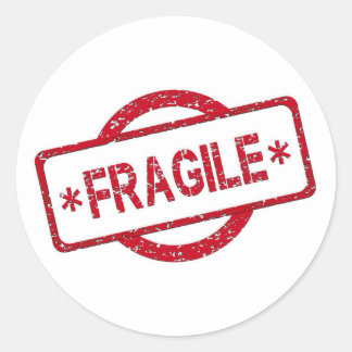 Klassieke ronde sticker, glanzend, groot, 3 inch ( sticker