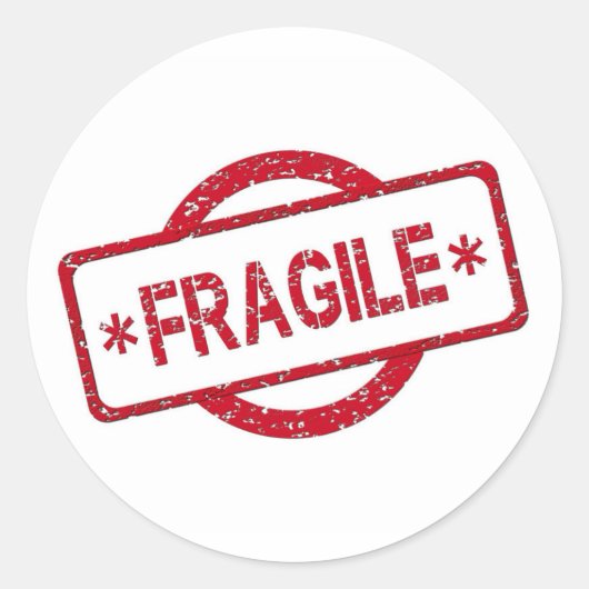 Klassieke ronde sticker, glanzend, groot, 3 inch ( sticker (Voorkant)