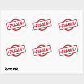 Klassieke ronde sticker, glanzend, groot, 3 inch ( sticker (Vel)