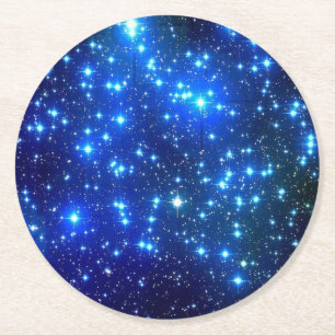 Klassieke ronde sticker, Glossy Classic Round Stic Ronde Kartonnen Onderzetter