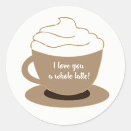 Klassieke Ronde Sticker, Glossy Ronde Sticker