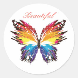 Klassieke Ronde Sticker, Glossy Ronde Sticker