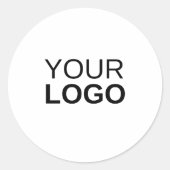 Klassieke ronde Sticker groot (Voorkant)