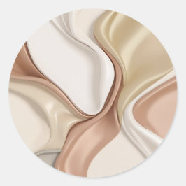 Klassieke ronde sticker in stijlvolle graphics