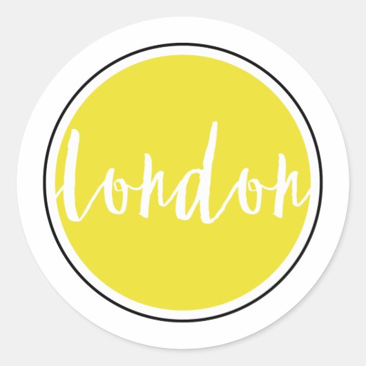 Klassieke ronde Sticker, mat Ronde Sticker (Voorkant)