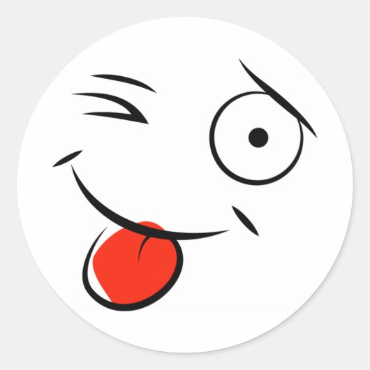 Klassieke ronde Sticker/motief Sticker (Voorkant)