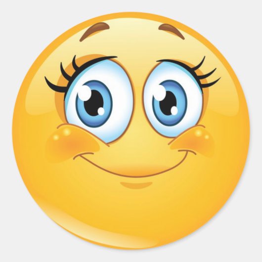 Klassieke ronde Sticker/motief Sticker (Voorkant)