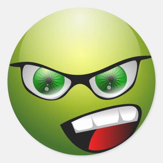 Klassieke ronde Sticker/motief Sticker (Voorkant)