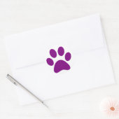 Klassieke ronde Sticker/Paw-afdrukken Sticker (Envelop)