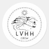 Klassieke ronde stickers (Voorkant)