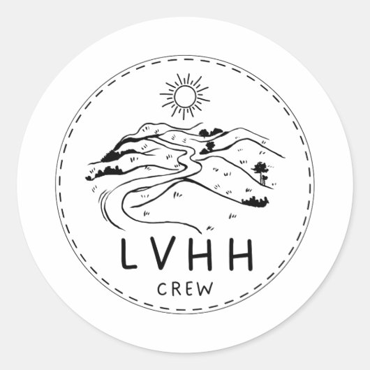 Klassieke ronde stickers (Voorkant)