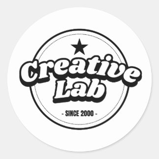 KLASSIEKE RONDE STICKERS 