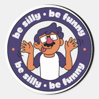 Klassieke Ronde Stickers