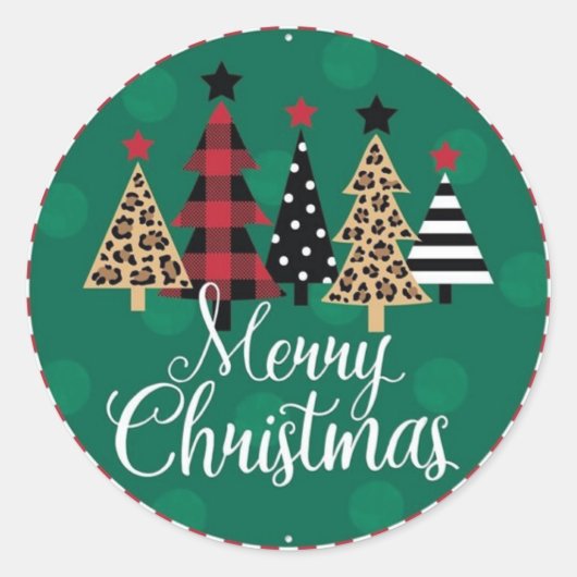 Klassieke ronde stickers (Voorkant)